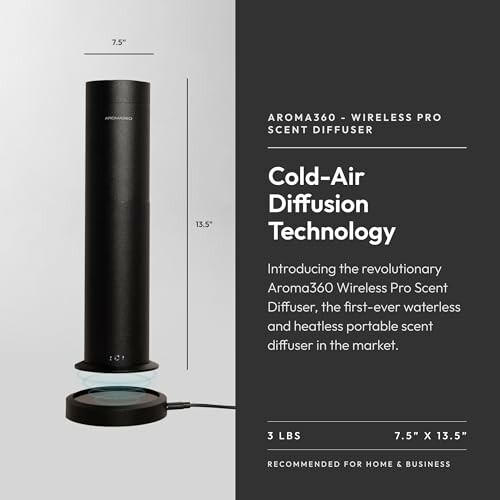 Aroma360 Wireless Pro Scent Diffuser with cold-air diffusion technology.