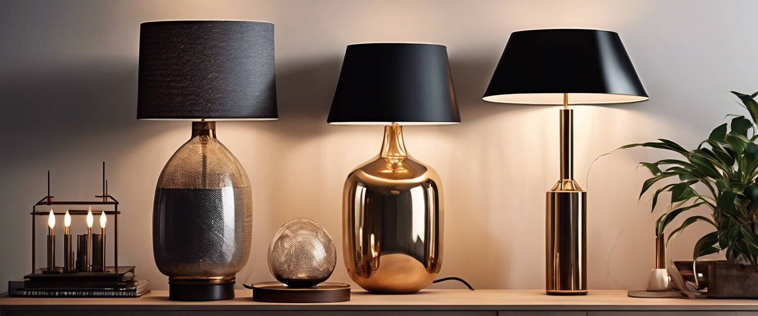 Elegant designer lamps