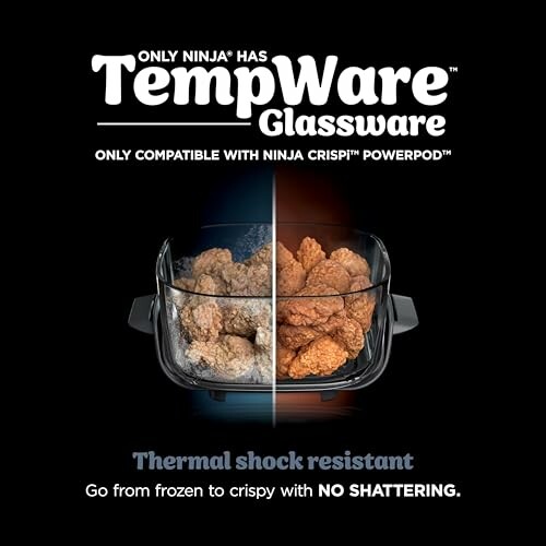 Ninja TempWare Glassware with thermal shock resistance feature