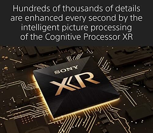 Sony XR Cognitive Processor with circuit board design.