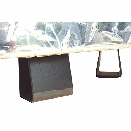 Truck bed support block under reflective cover