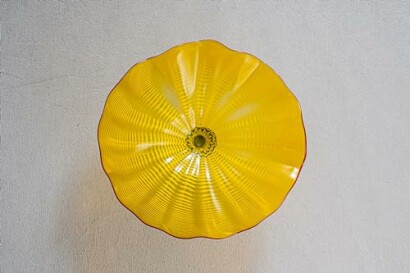 Longree Hand Blown Glass Platter